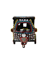 Decorative Glass Work Rickshaw - Medium