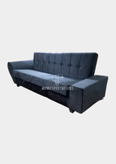 Grey One Arm Sofa Cum Bed