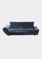 Grey One Arm Sofa Cum Bed
