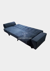 Grey One Arm Sofa Cum Bed