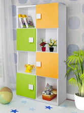 Balderrama Book shelf in Yellow and Green Colour