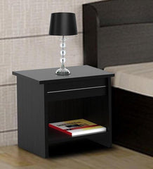 Aruba Bed Side Table - Dark Brown