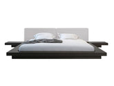 Bourn Double Bed with side Tables- Black Walnut