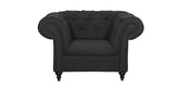 Andres 1 Seater Sofa - Charcoal Gray