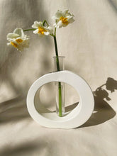 Donut Vase with Glass Tube