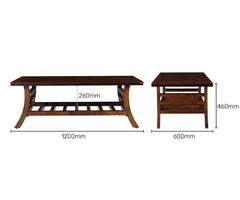 Evened Solid Coffee Table