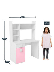 Westerleigh Study Table in Pink Colour