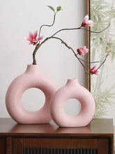 Donut Vase Pair ( Large and Small )