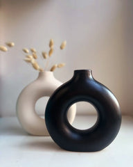 Donut Vase Pair ( Large and Small )