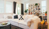 Nimbus cloud sectional sofa in ivory
