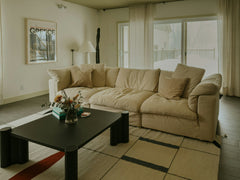Haze cloud sofa 4 seater in oatmeal