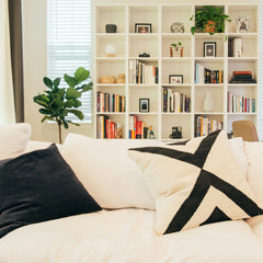 Nimbus cloud sectional sofa, cushion close-up