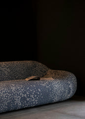 Pebble sculptural cloud sofa, side view