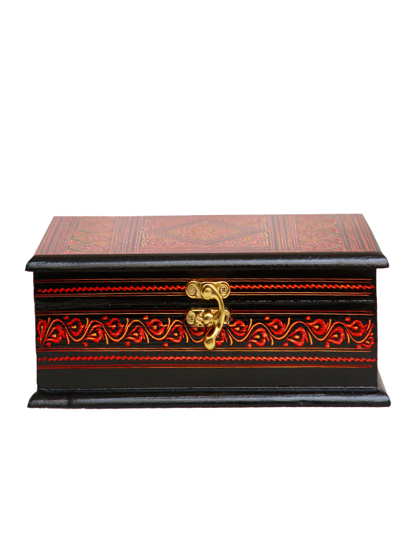 Ancient Jewellery Box - Gold Laquer
