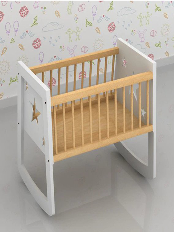 Camden Cradle in Natural Birch