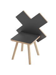 Cureton Kids Chair in Black