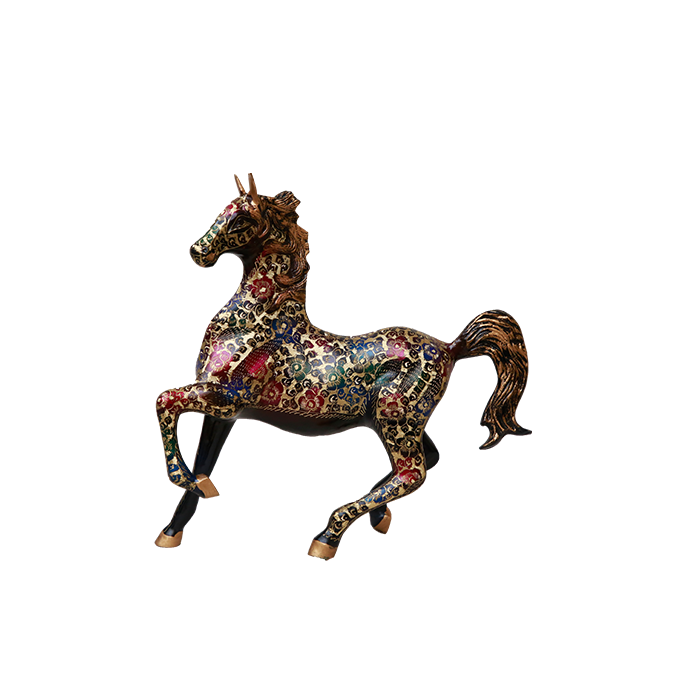 Dancer Horser Decorative Metal Figurine