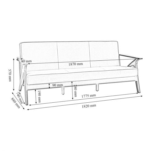 Cenova Three Seater