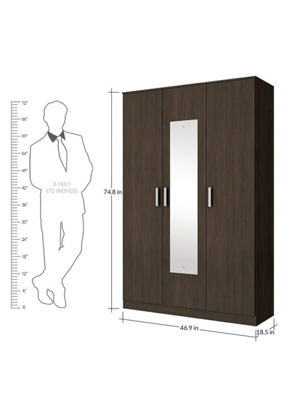 Kidwell 3 Door Wardrobe