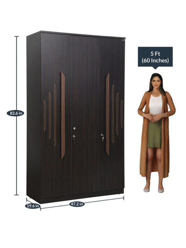 Orviston 3 Door wardrobe