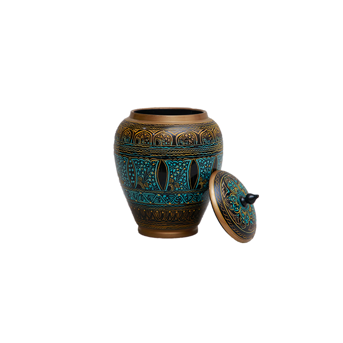 Boho Candy Jar - Blue