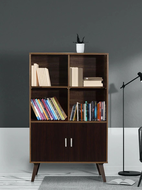 Elroy Book Shelf cum Display Unit with Drawers