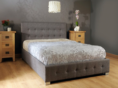 Romola Upholstered Double Bed