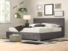 Romola Upholstered Double Bed