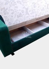 Sea Green Sofa Cum Bed