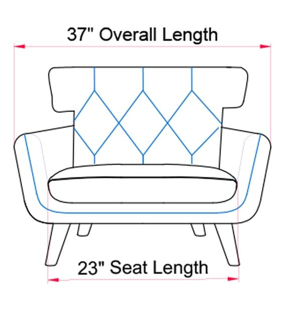 Camilla 1 Seater Sofa - Off White