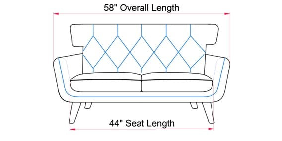 Camilla 2 Seater Sofa - Off White