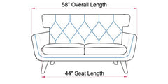 Camilla 2 Seater Sofa - Off White