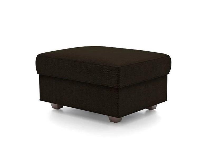 Austin Ottoman - Dark Brown