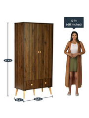 Derlyum 2 Door Wardrobe