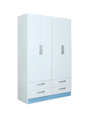 Morinari 4 Door Wardrobe with 4 Drawers