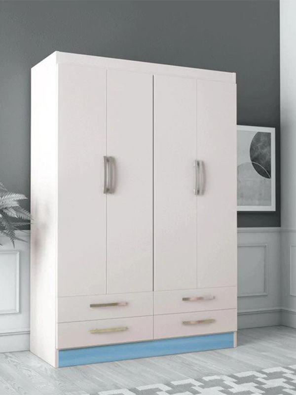 Morinari 4 Door Wardrobe with 4 Drawers