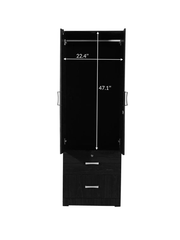 Deonca 2 Door Wardrobe with Drawers