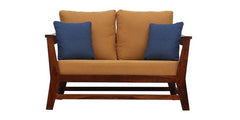 Elm 2 Seater Sofa - Mid Brown