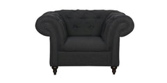 Andres 1 Seater Sofa - Charcoal Gray