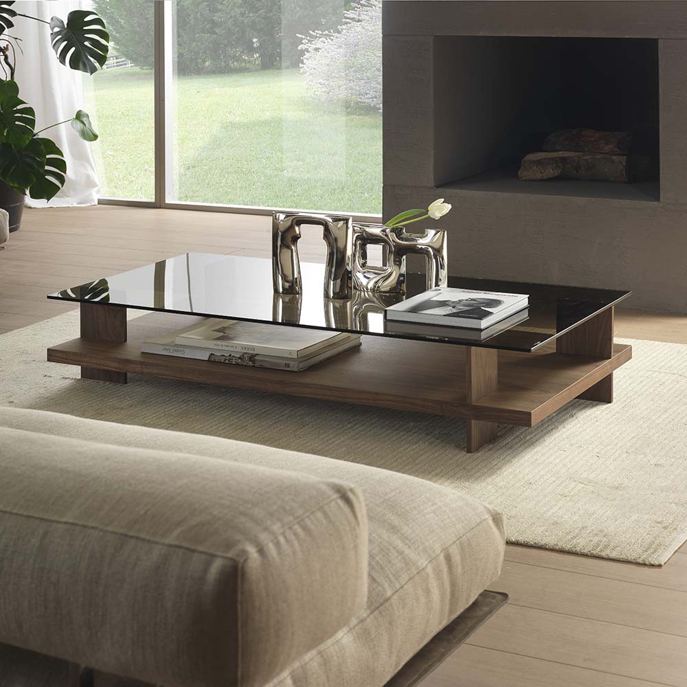 Caricara Glass Coffee Table