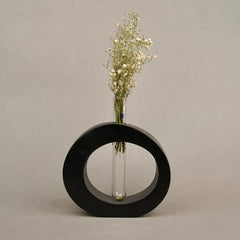 Donut Vase with Glass Tube