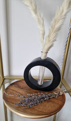 Donut Vase with Glass Tube