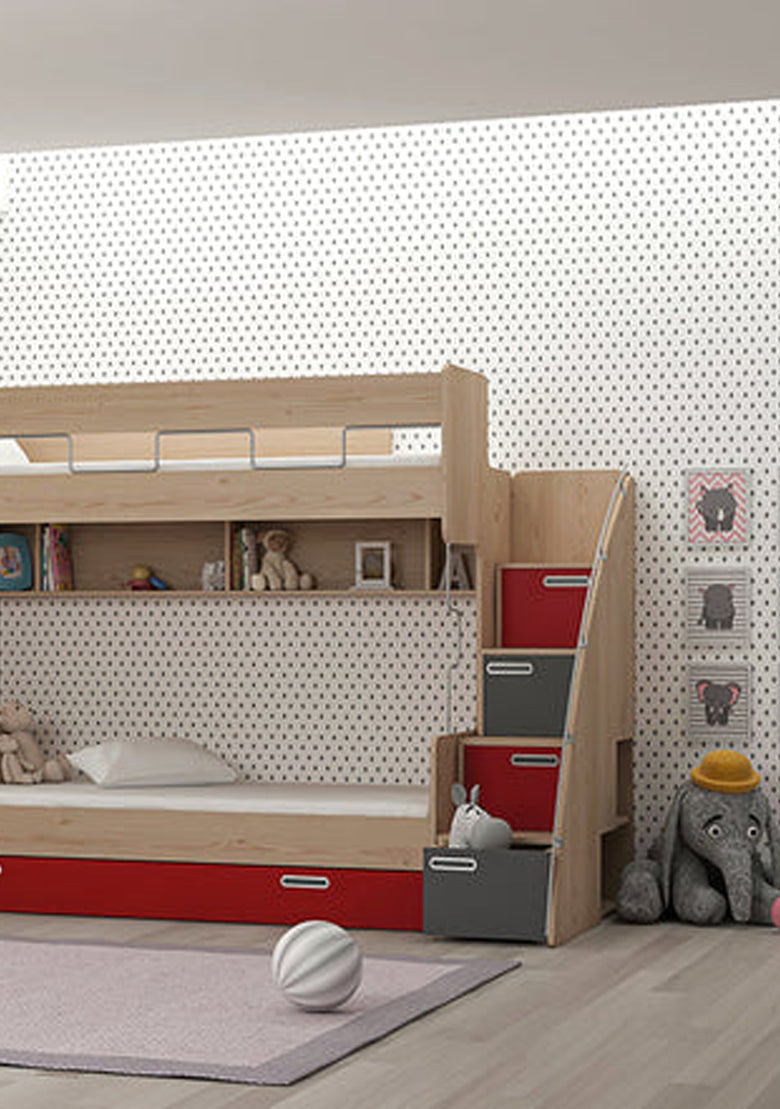 Terry Bunk Bed With Study Table