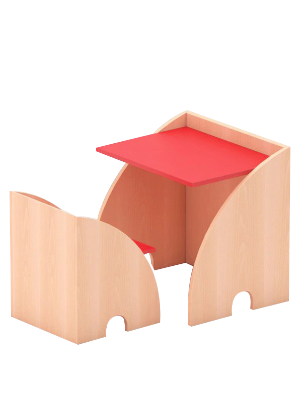 Plymton Infant Table in Red colour