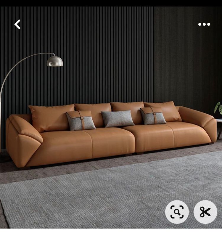 Collory Leatherite 4 Seater Sofa