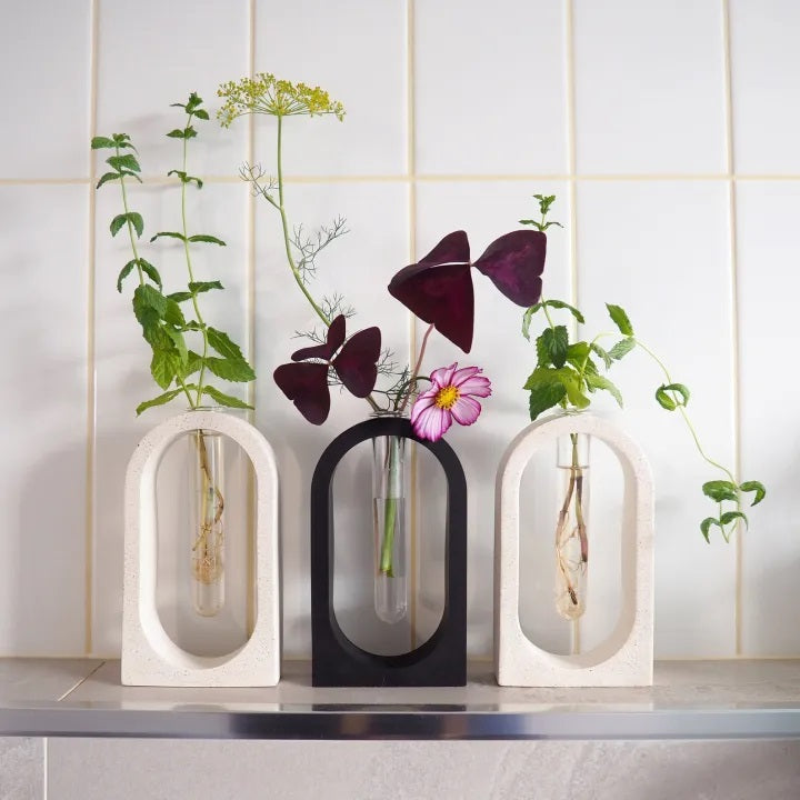 Arch Vase with Glass Tube (1 PC)