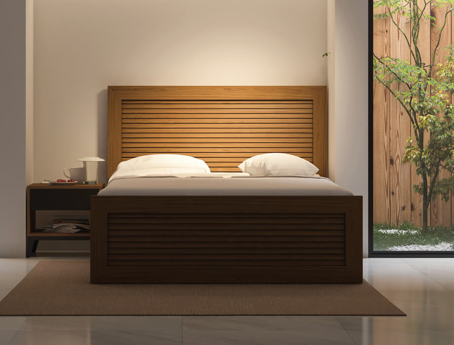Nozty Double Bed With Side Tables