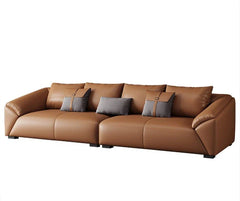 Collory Leatherite 4 Seater Sofa