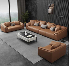 Collory Leatherite 4 Seater Sofa