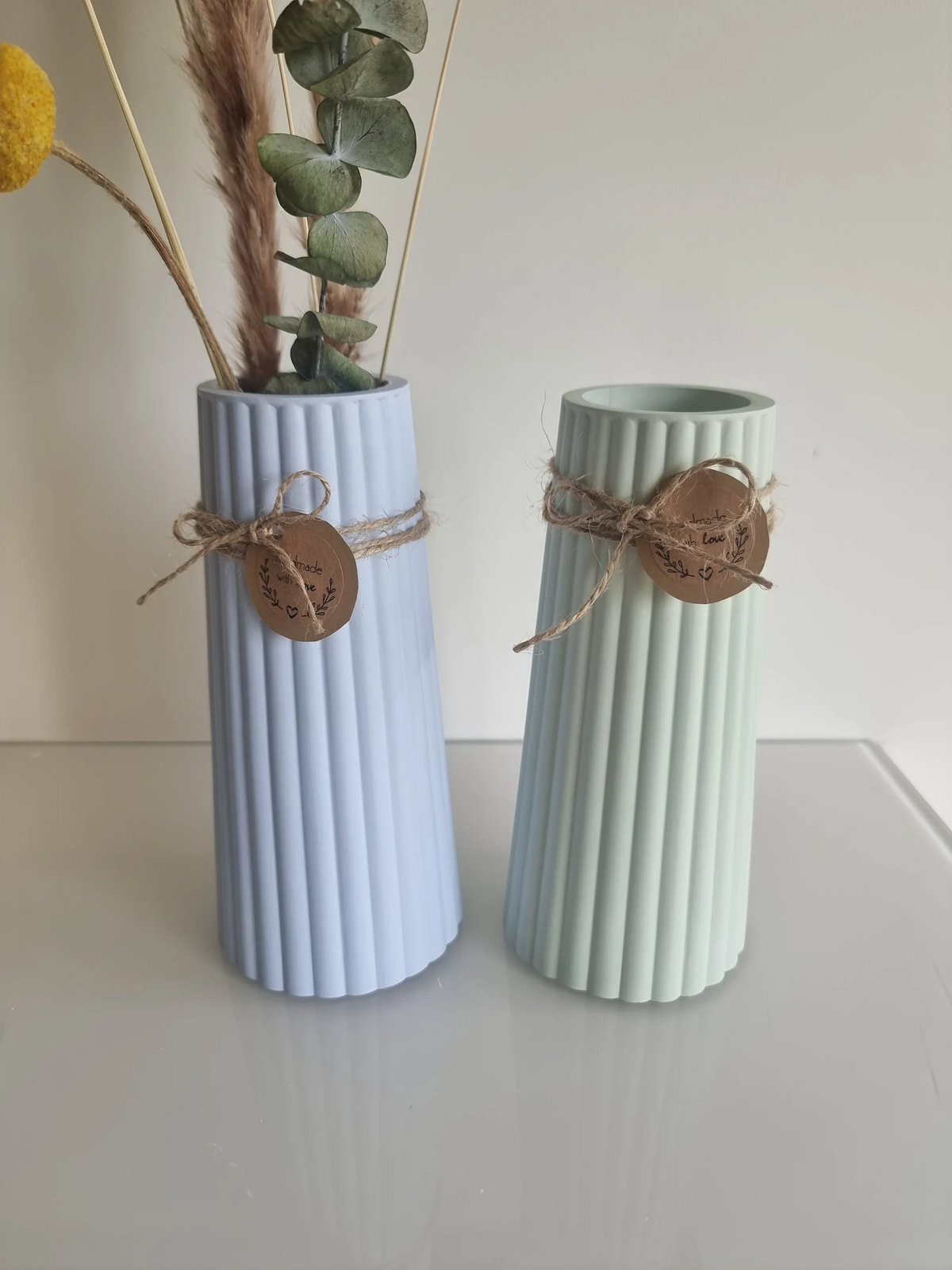 Handmade Ceramic Stripe Vase (PC)